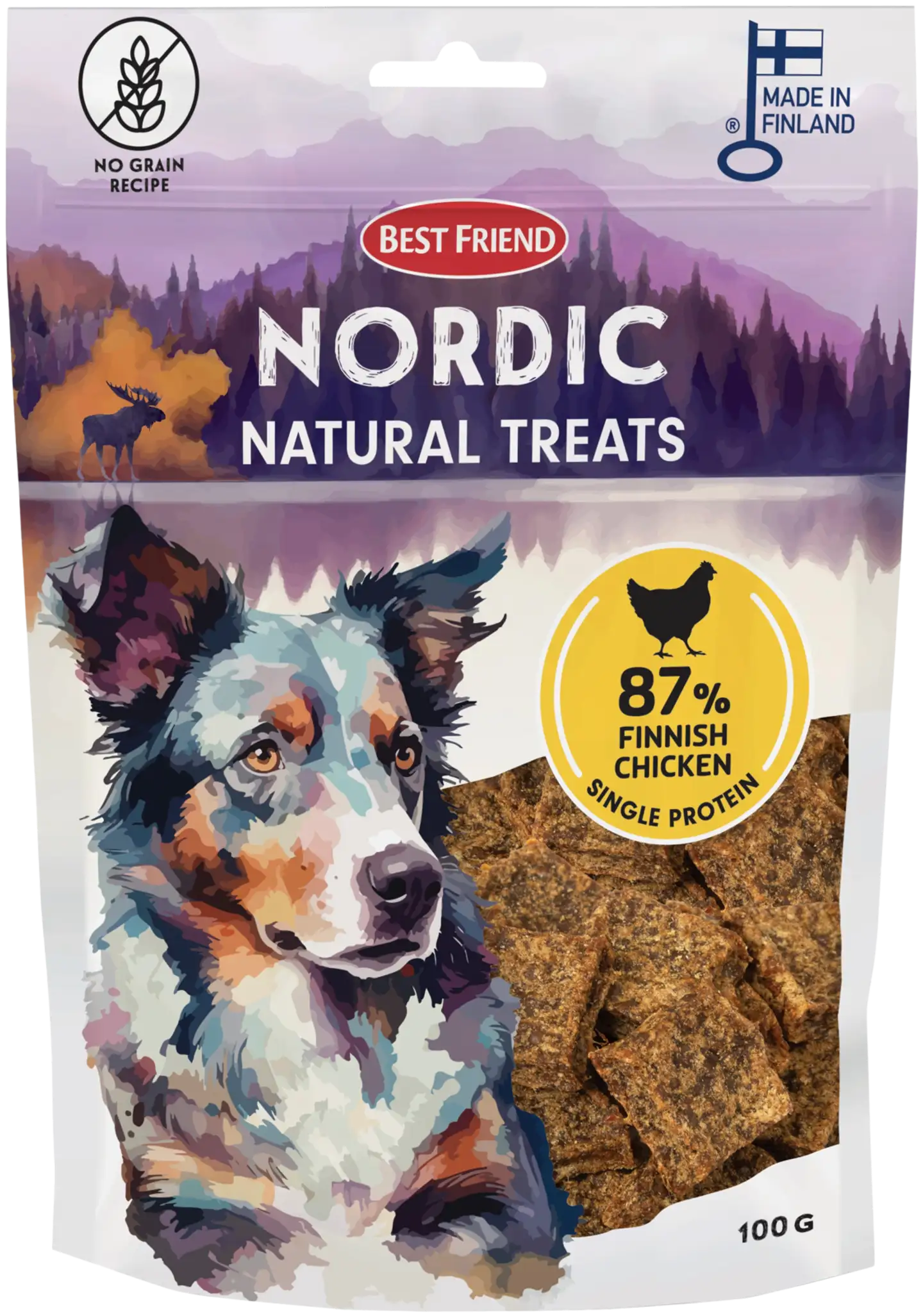 Best Friend Nordic Natural Treats kana 100 g