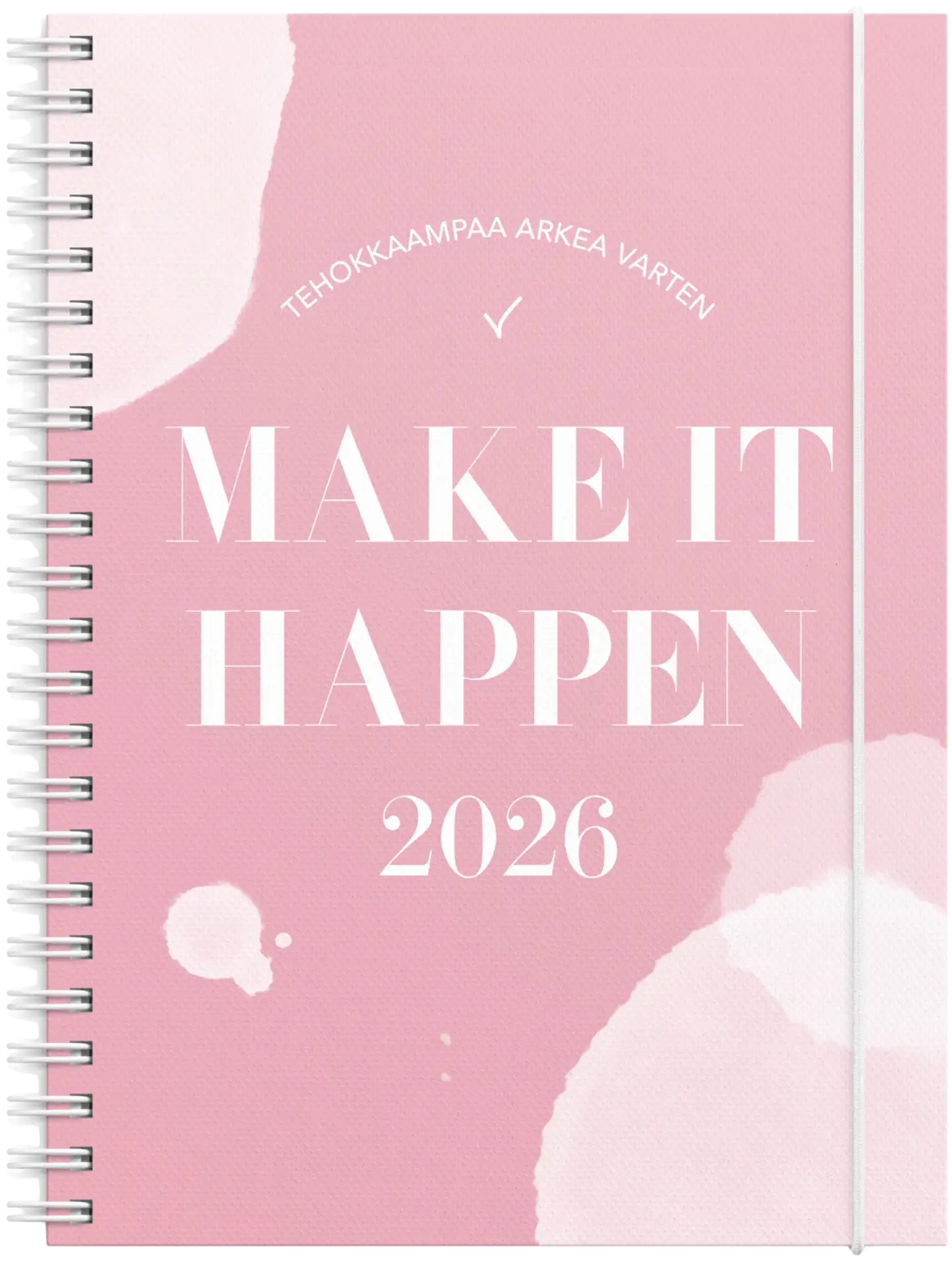 Burde Kalenteri 2026 Make It Happen roosa - 1