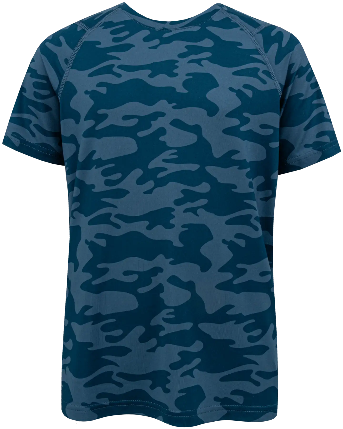 Starter lasten lyhythihainen treenipaita Camo YSBT5077 - Steel Blue - 1