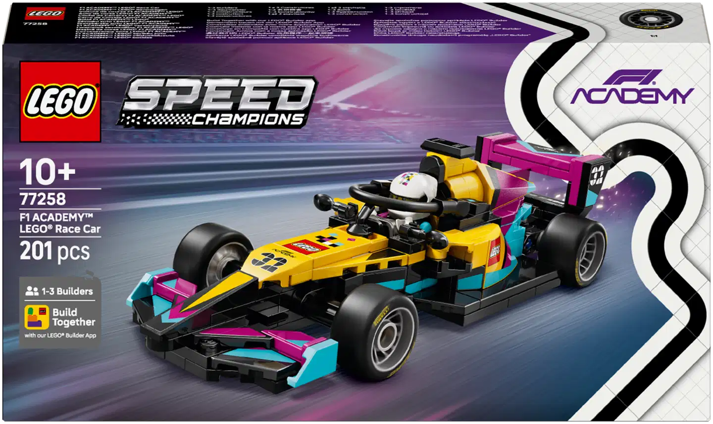 LEGO® Speed Champions 77258 F1 ACADEMY™ LEGO® kilpa-auto - 3