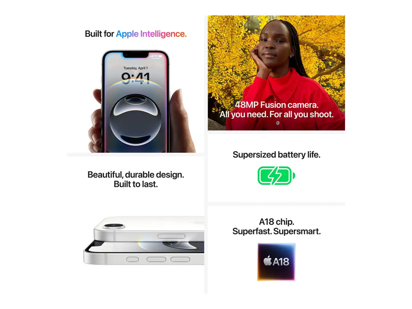 Apple iPhone 16e 128GB musta MD1Q4QN/A - 7