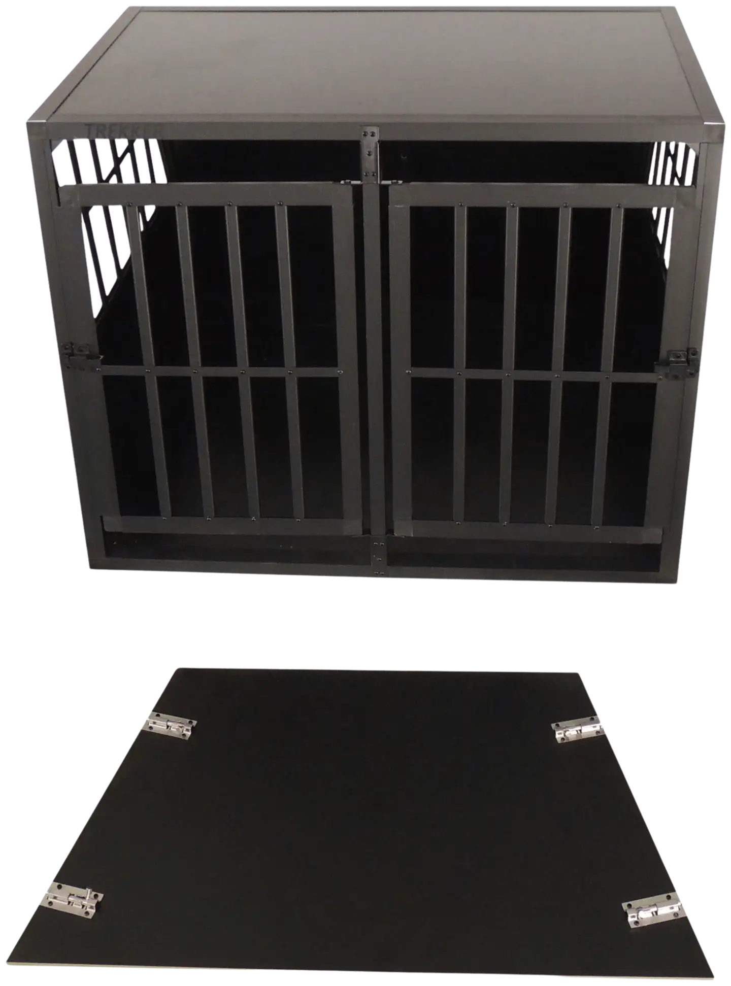 Trekker koiran kuljetushäkki XL 97x90x69,5cm musta - 5