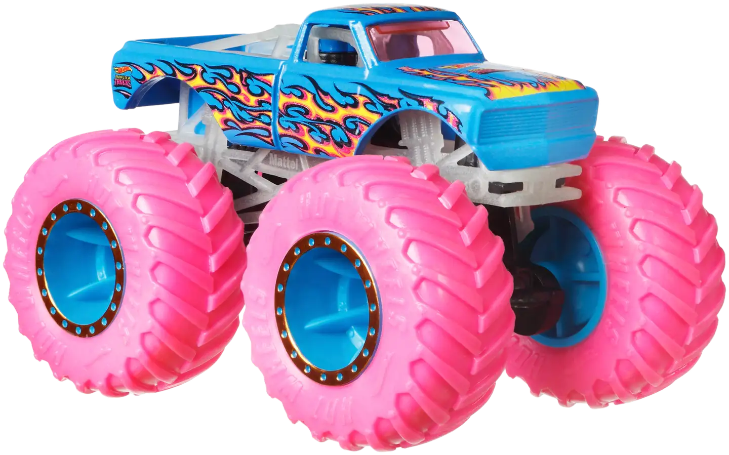 Hot Wheels Monster Trucks Glow In The Dark 10 Kpl - 3
