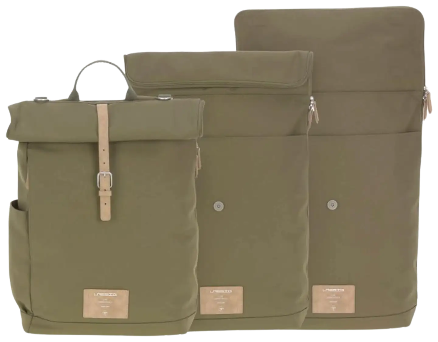 Lässig hoitoreppu Rolltop vihreä - 5