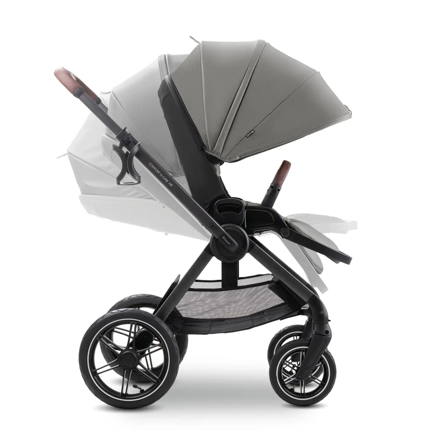 Yhdistelmävaunut Comfort N Care Air Set 0-25 kg tummanharmaa - 35