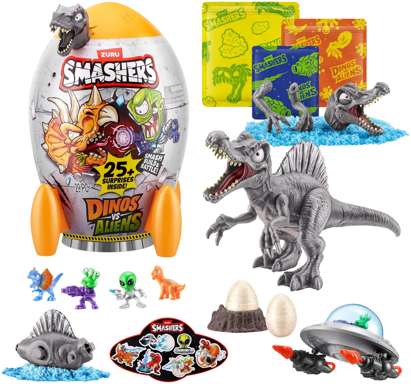 Smashers Dinos Vs. Aliens Rocket - 1