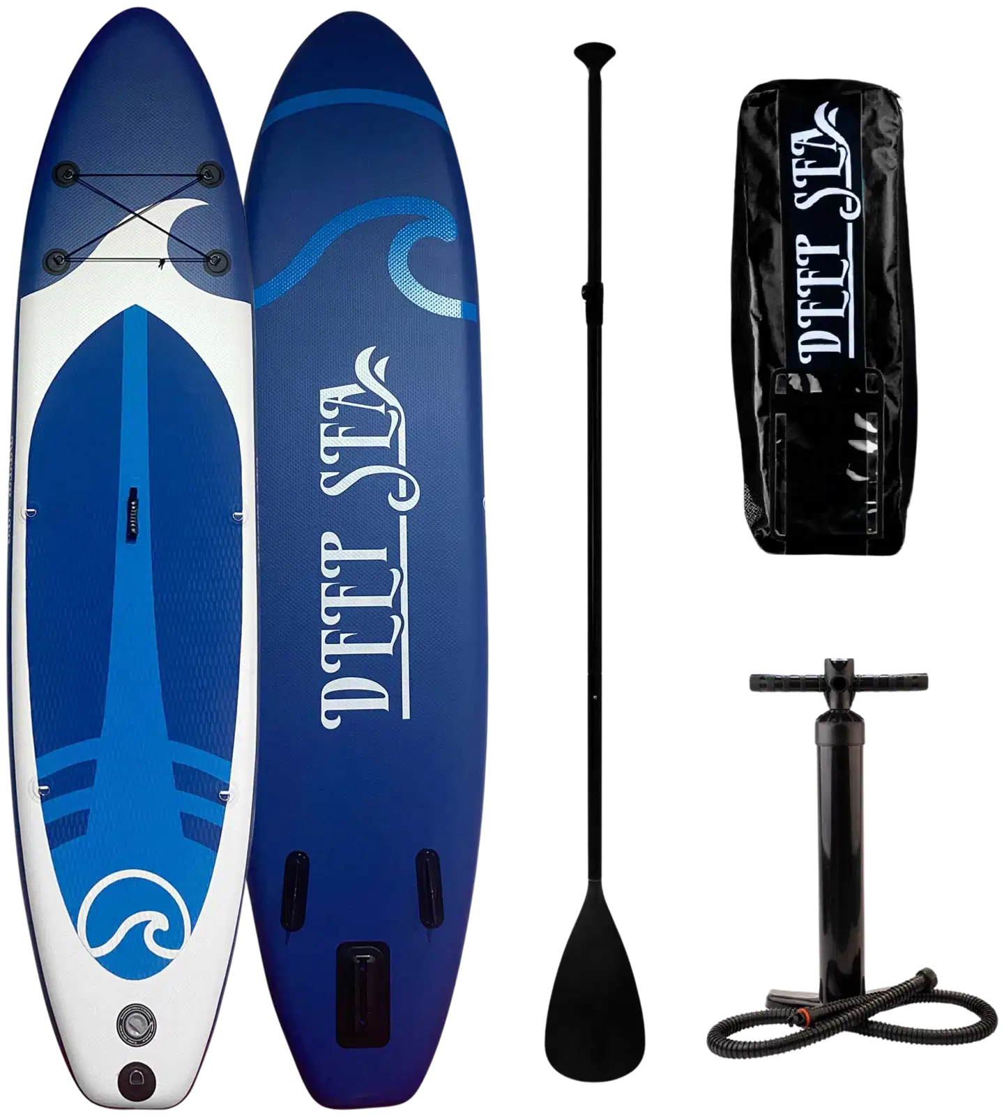 Deep Sea SUP-lautasetti XXL 330cm, Sinivalkoinen - 1