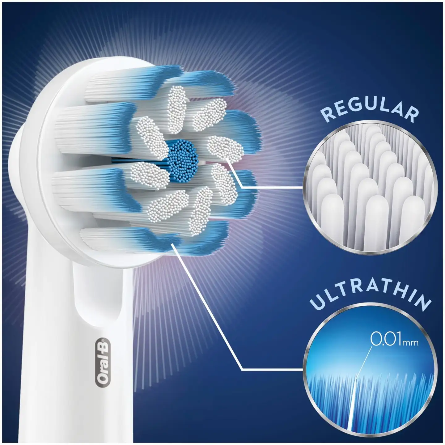 Oral-B Vaihtoharja Sensitive Clean & Care 4kpl - 4