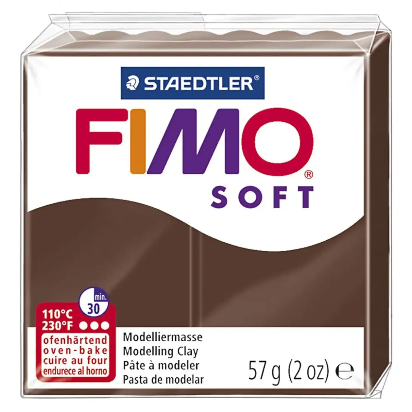 FIMO Soft muovailumassa, suklaanruskea, 57 g