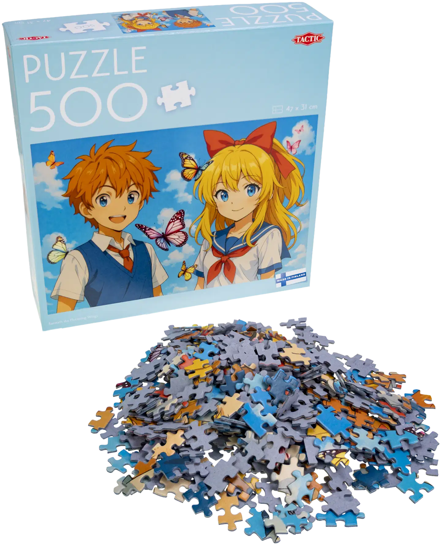 Tactic Palapeli Puzzle Lovers Beneath Fluttering Wings 500 palaa - 2