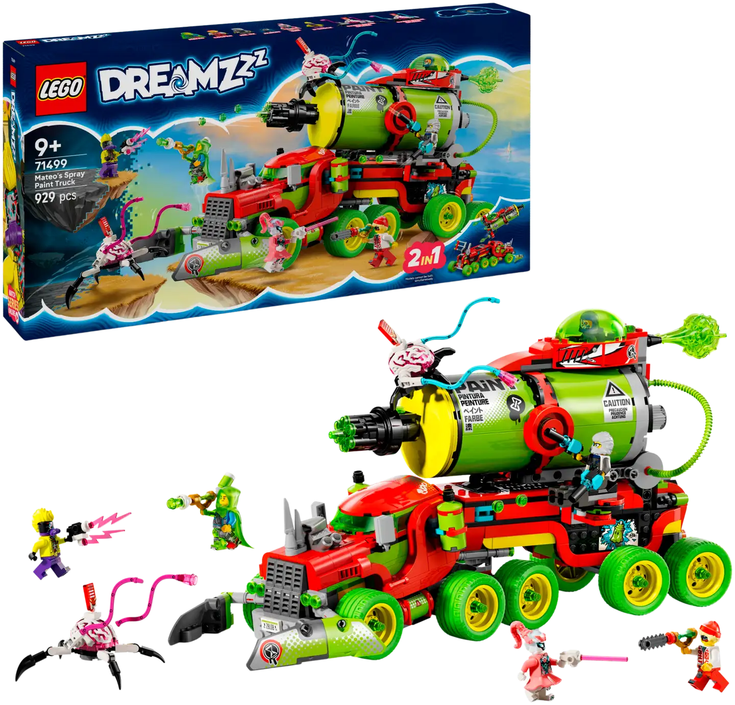 LEGO® DREAMZzz 71499 Mateon spraymaaliauto - 1
