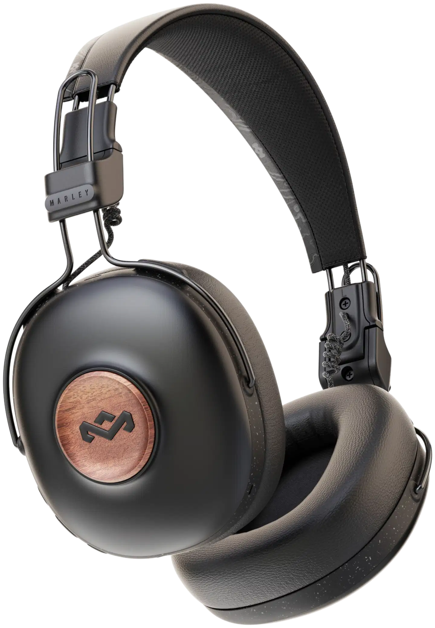House of Marley langattomat sankakuulokkeet Positive Vibration Frequency, musta/puu - 1
