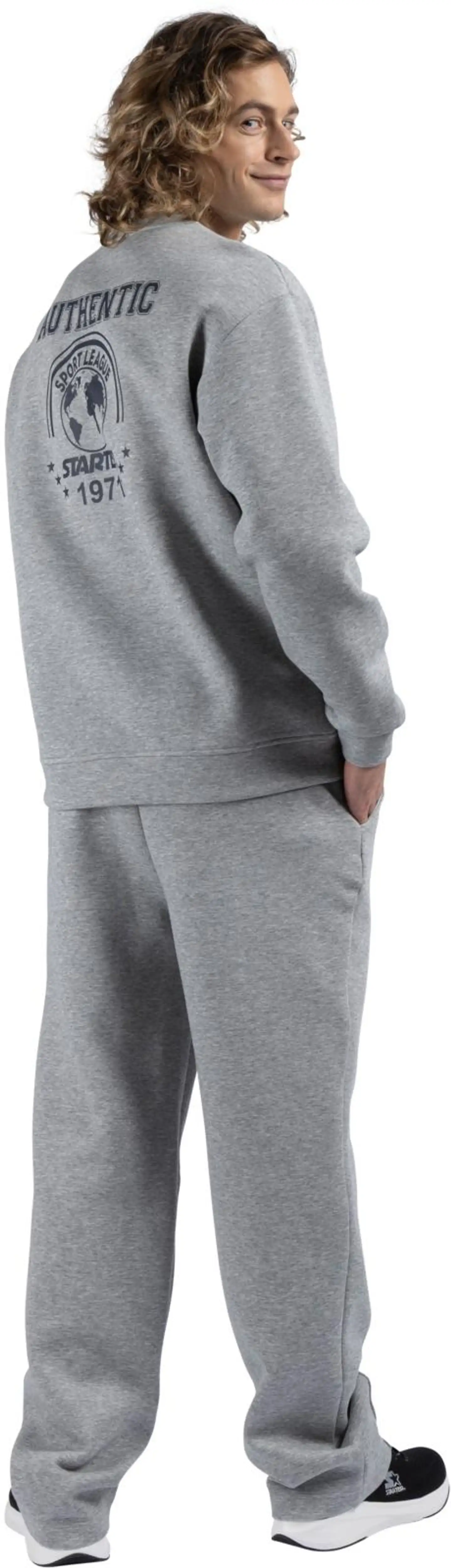 Starter miesten collegepusero Scuba SCMS2601 - Grey melange - 7