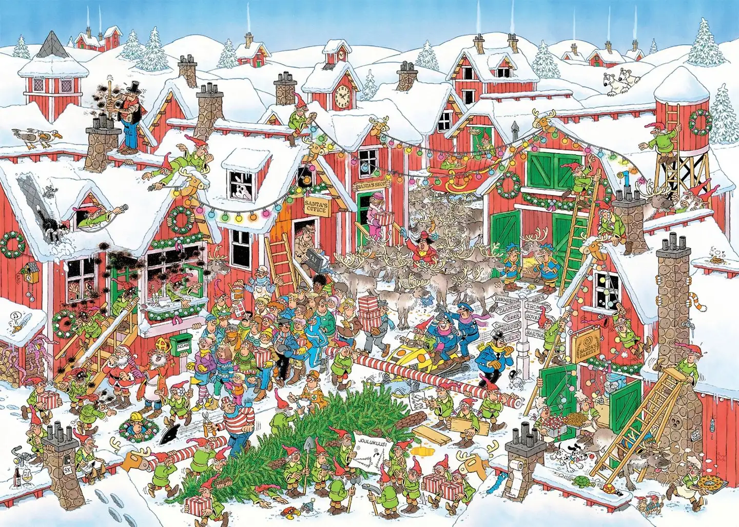 Palapeli JvH Santa's village 1000 - 2