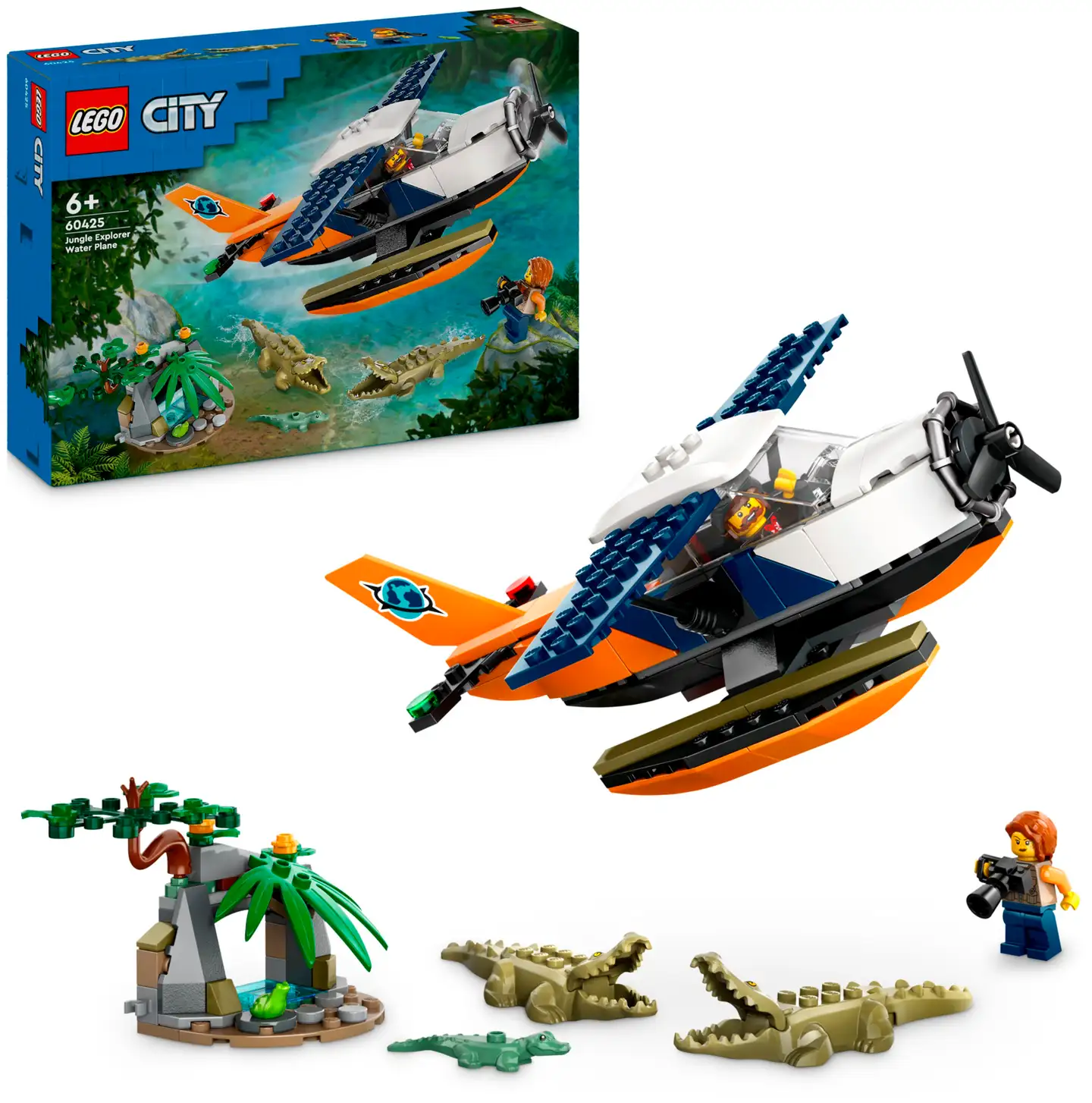 LEGO City Exploration 60425 Viidakkotutkijan vesitaso - 2