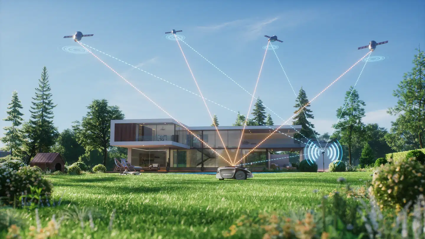 Sunseeker robottiruohonleikkuri S5 -kamera ja RTK-pohjainen ilman rajakaapelia - 5