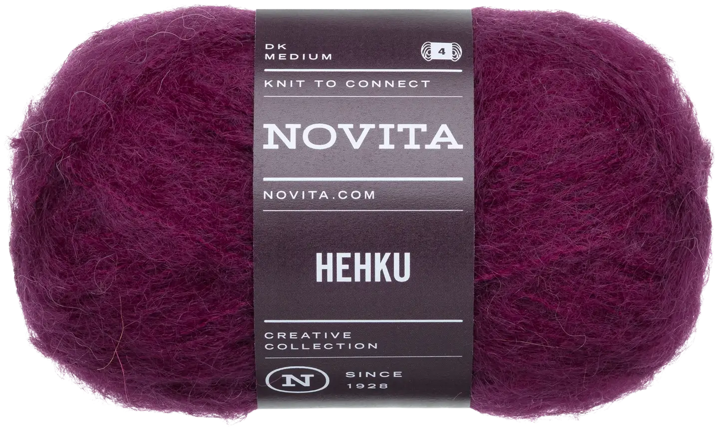 Novita lanka Hehku 50g akileija 596 - 1