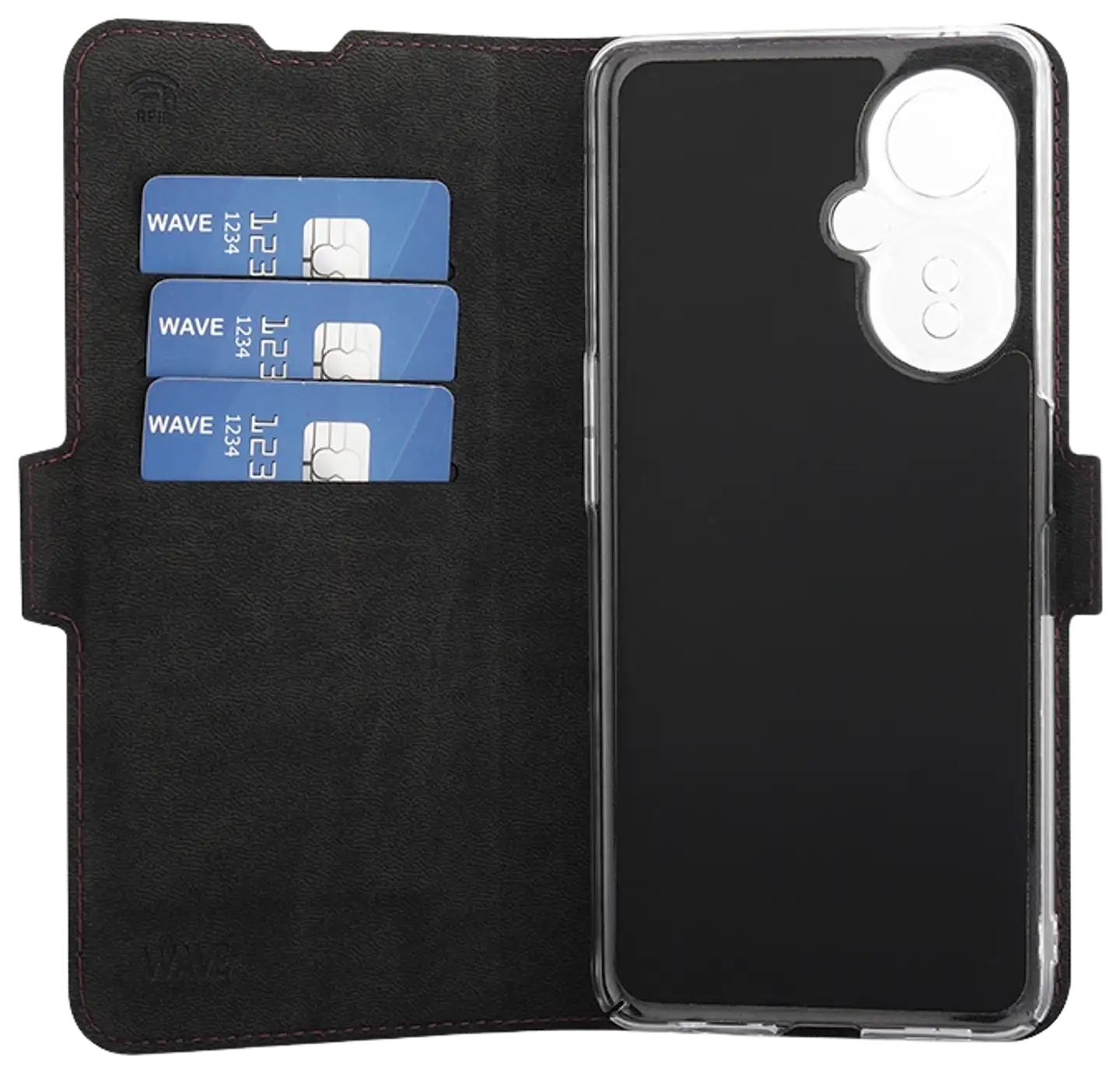 Wave Book Case, OnePlus Nord CE 3 Lite 5G, Smoky Sangria - 3