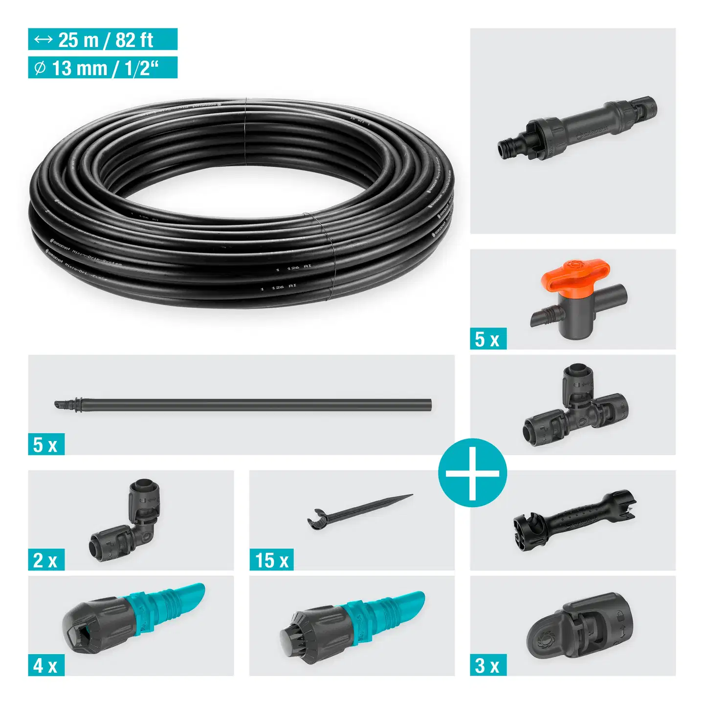 Gardena Micro-Drip-kastelusarja istutusalueelle - 4