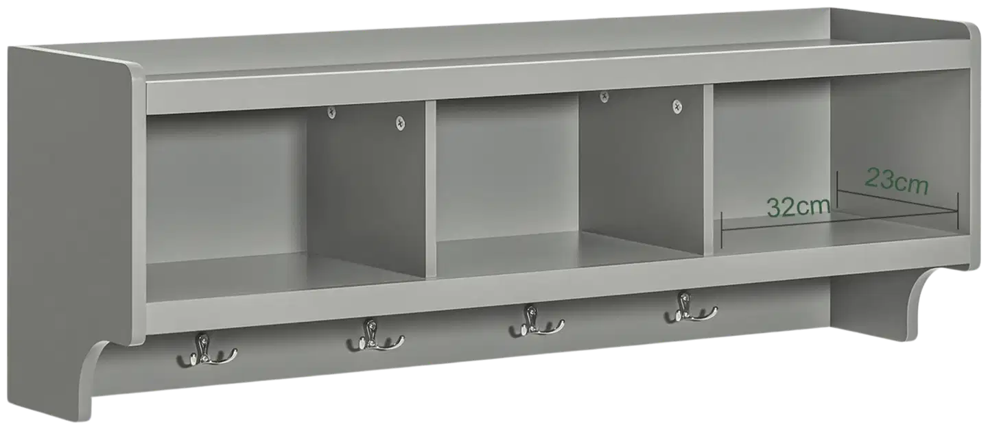 SoBuy seinänaulakko harmaa FHK28-HG - 3