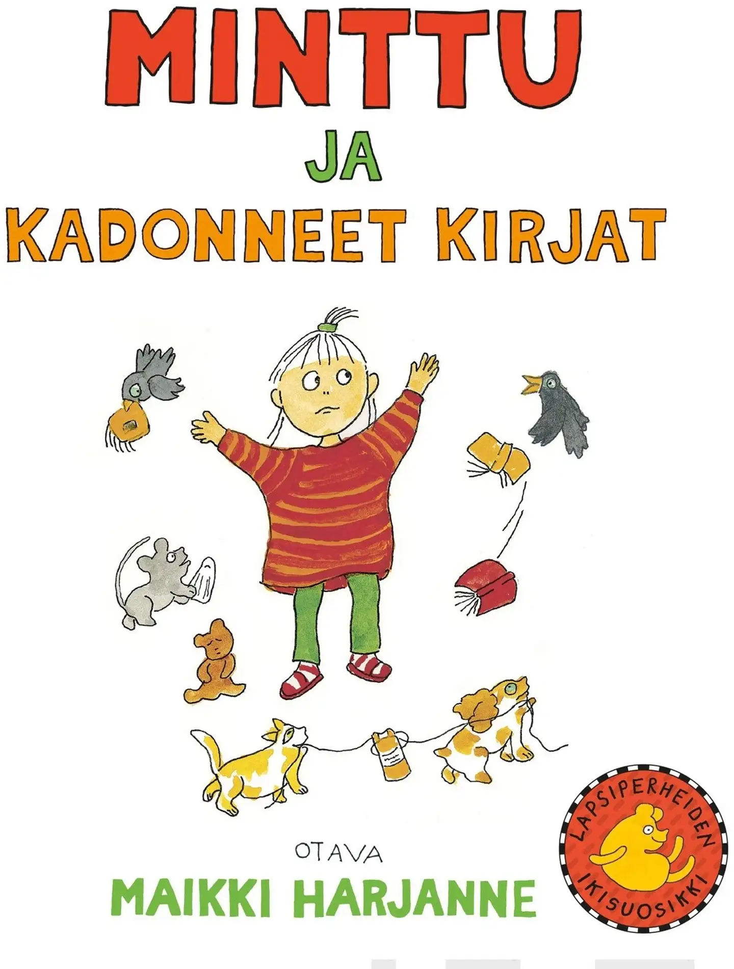 Harjanne, Minttu ja kadonneet kirjat