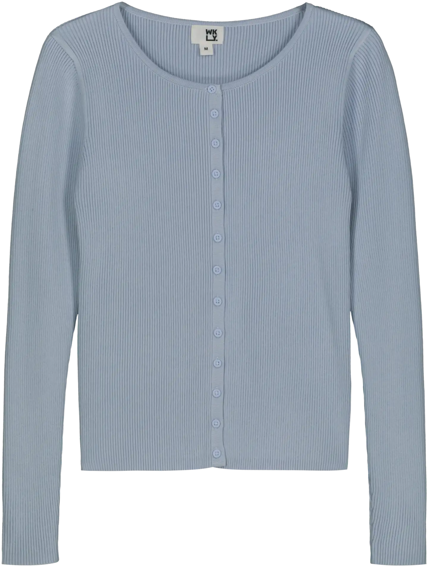 WKLY. naisten ribbineuletakki 213W000152 - Lt. Blue - 1