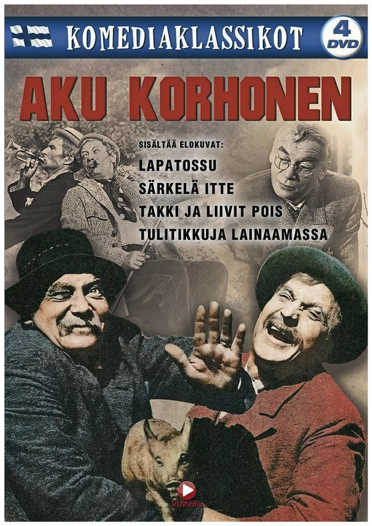 Komediaklassikot - Aku Korhonen 4DVD