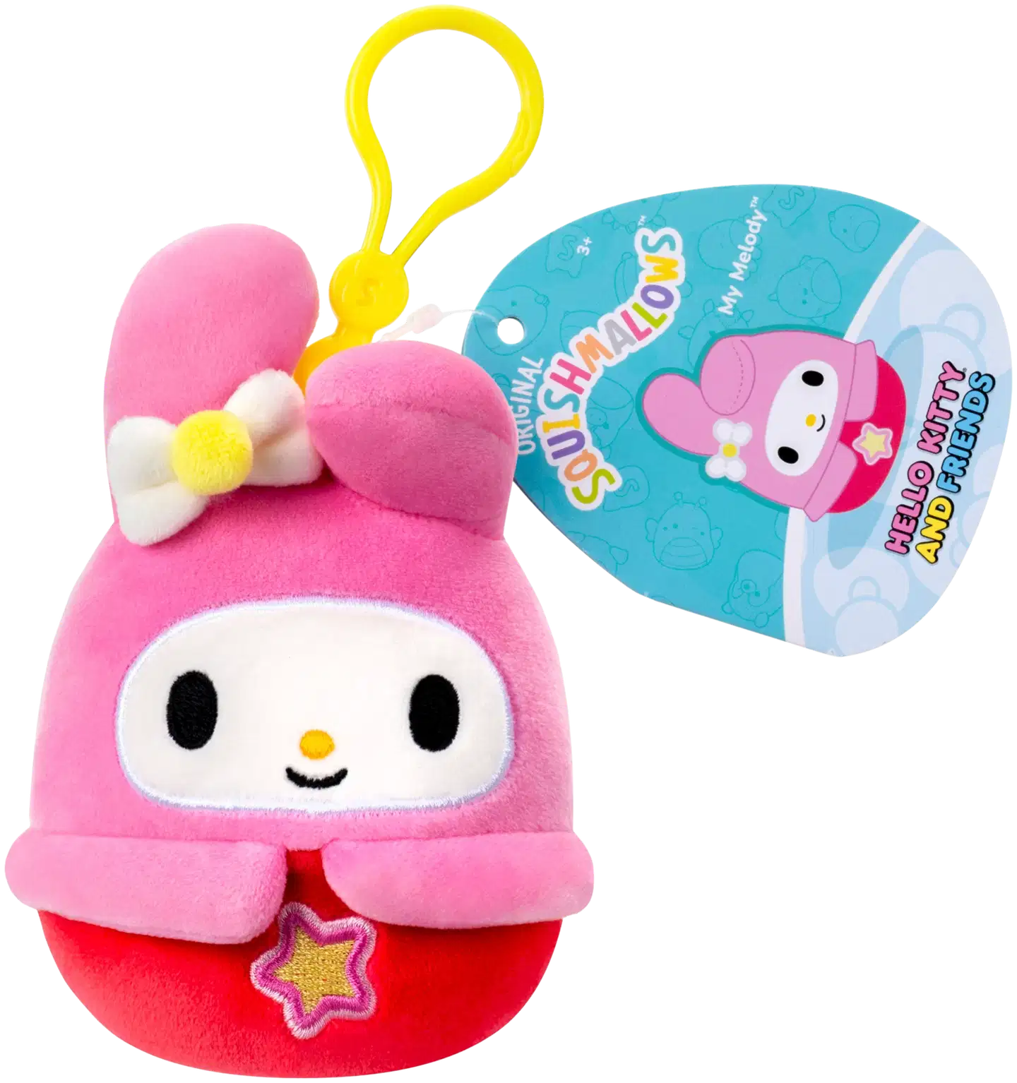 Squishmallows 9 cm Hello Kitty ja ystävät Kawaii Tokyo klipsipehmo - 3