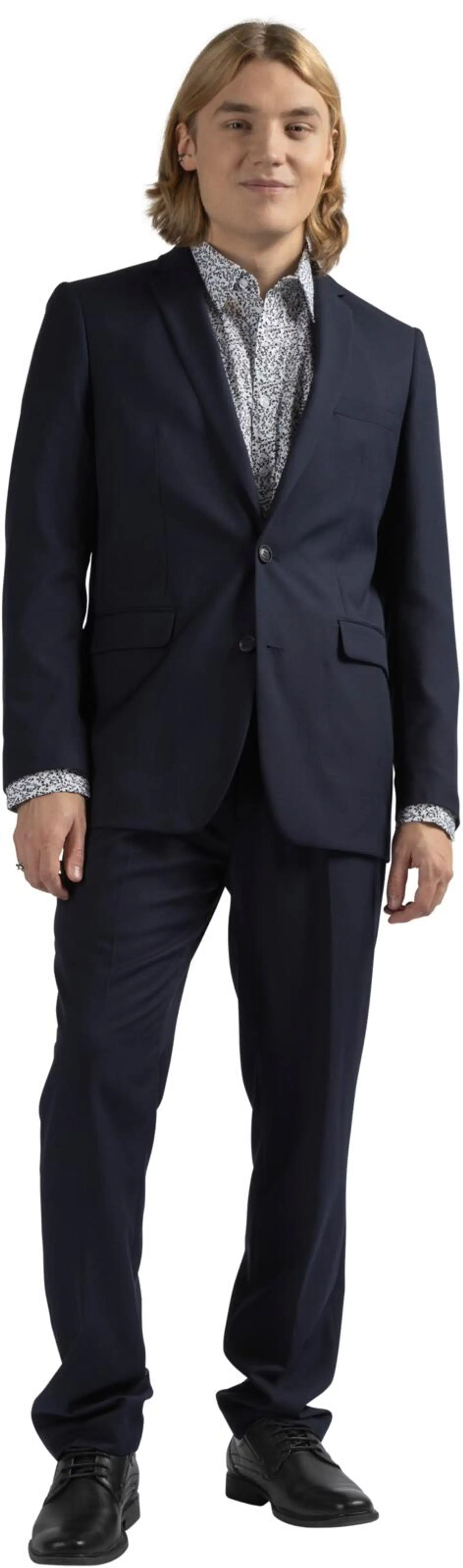 London Fog miesten puvunhousut normaali rf 2020lf2 - Night Sky - 4