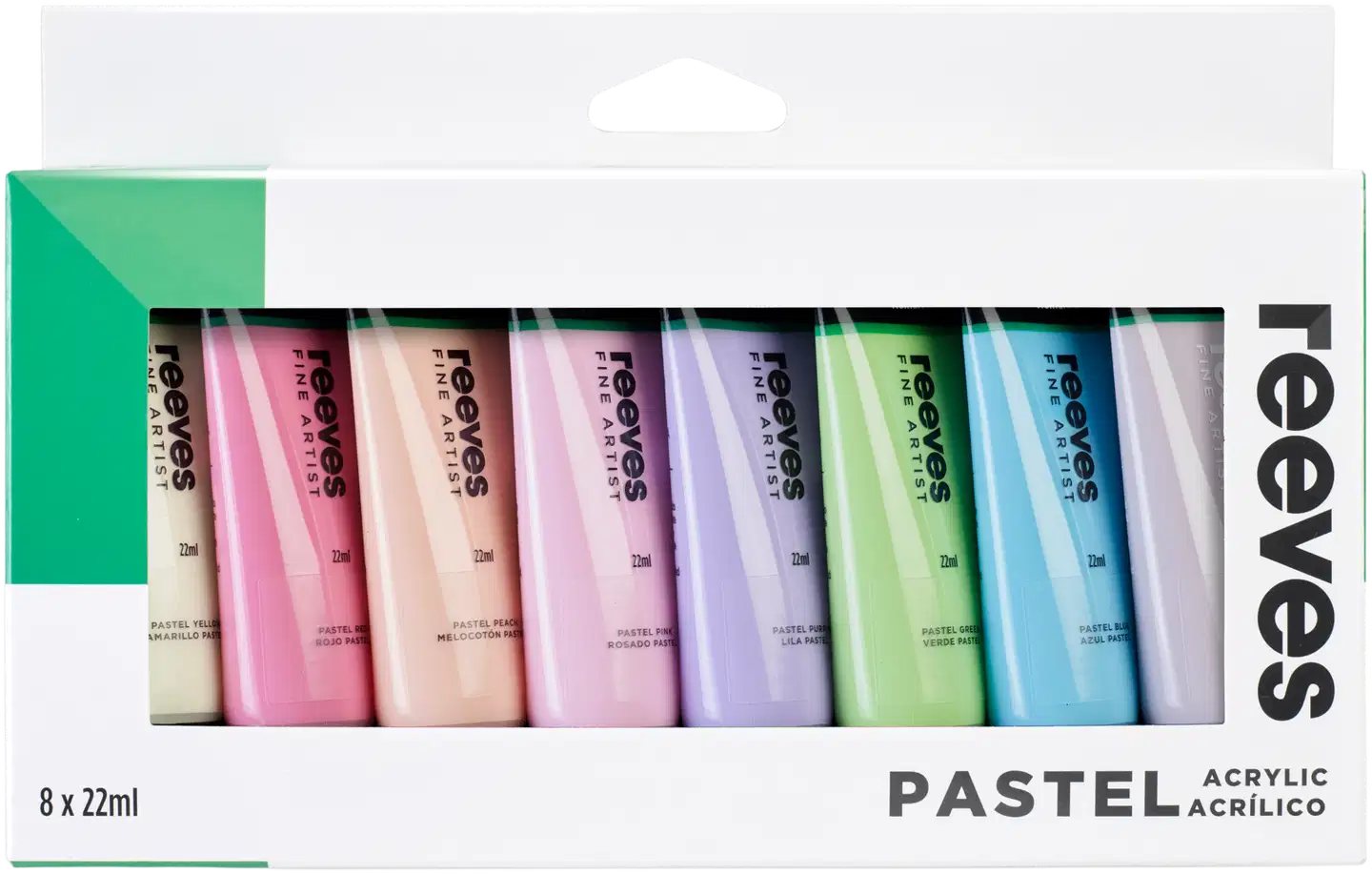 Akryylivärilajitelma pastelli 8x22ml