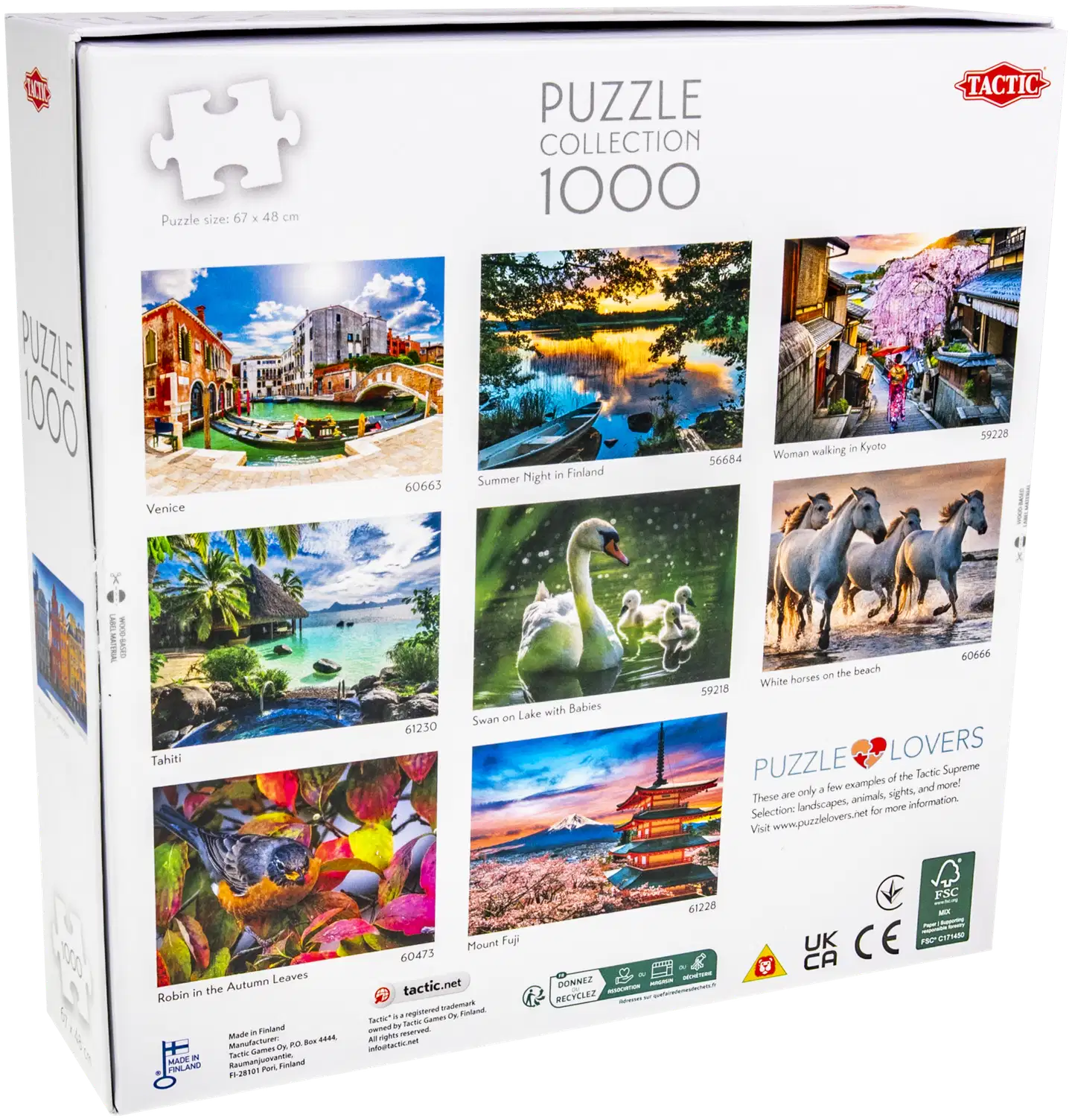 Tactic Palapeli Puzzle Lovers Stortorget in Sweden 1000 palaa - 5