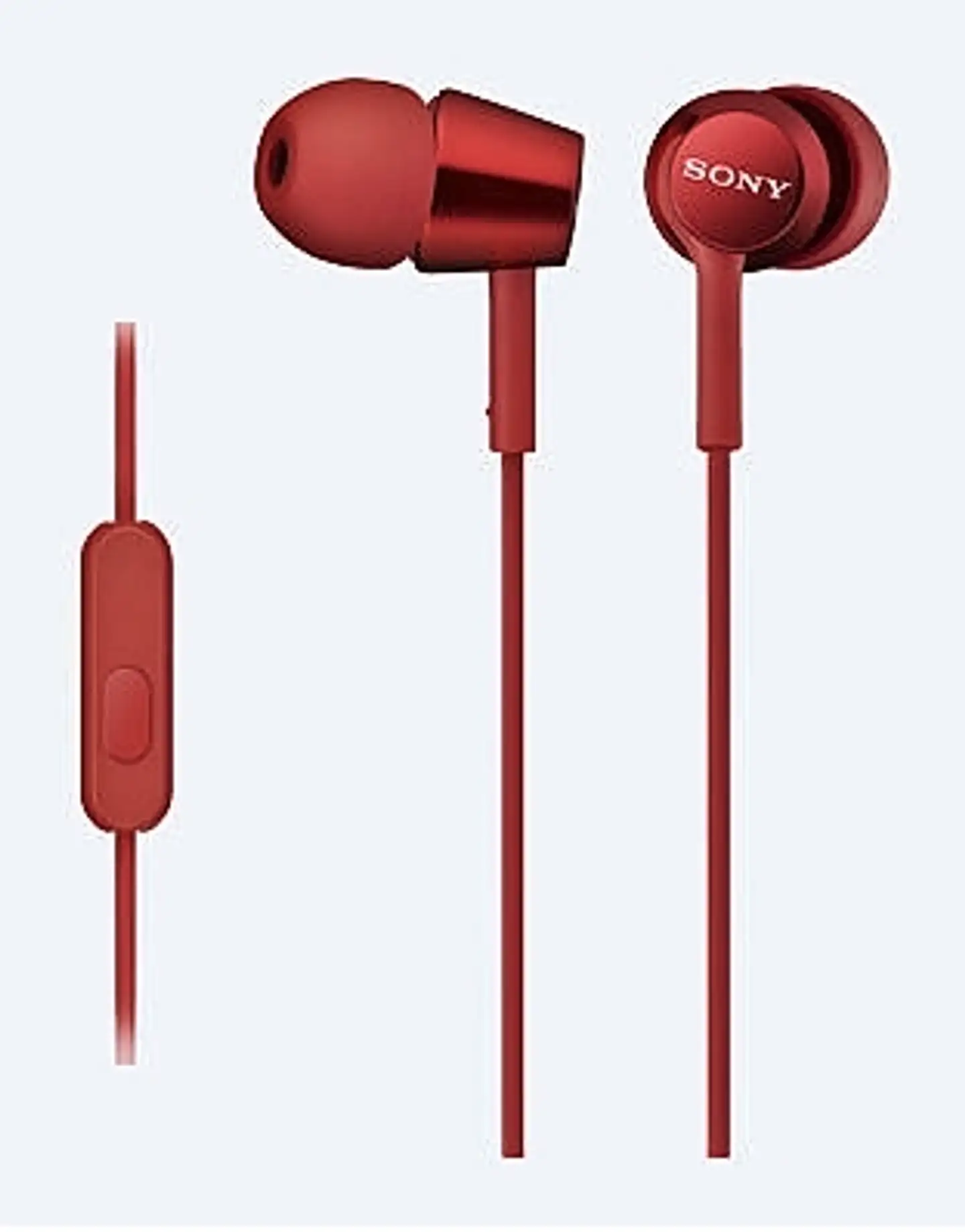 Sony MDR-EX110APR langalliset nappikuulokkeet, punainen