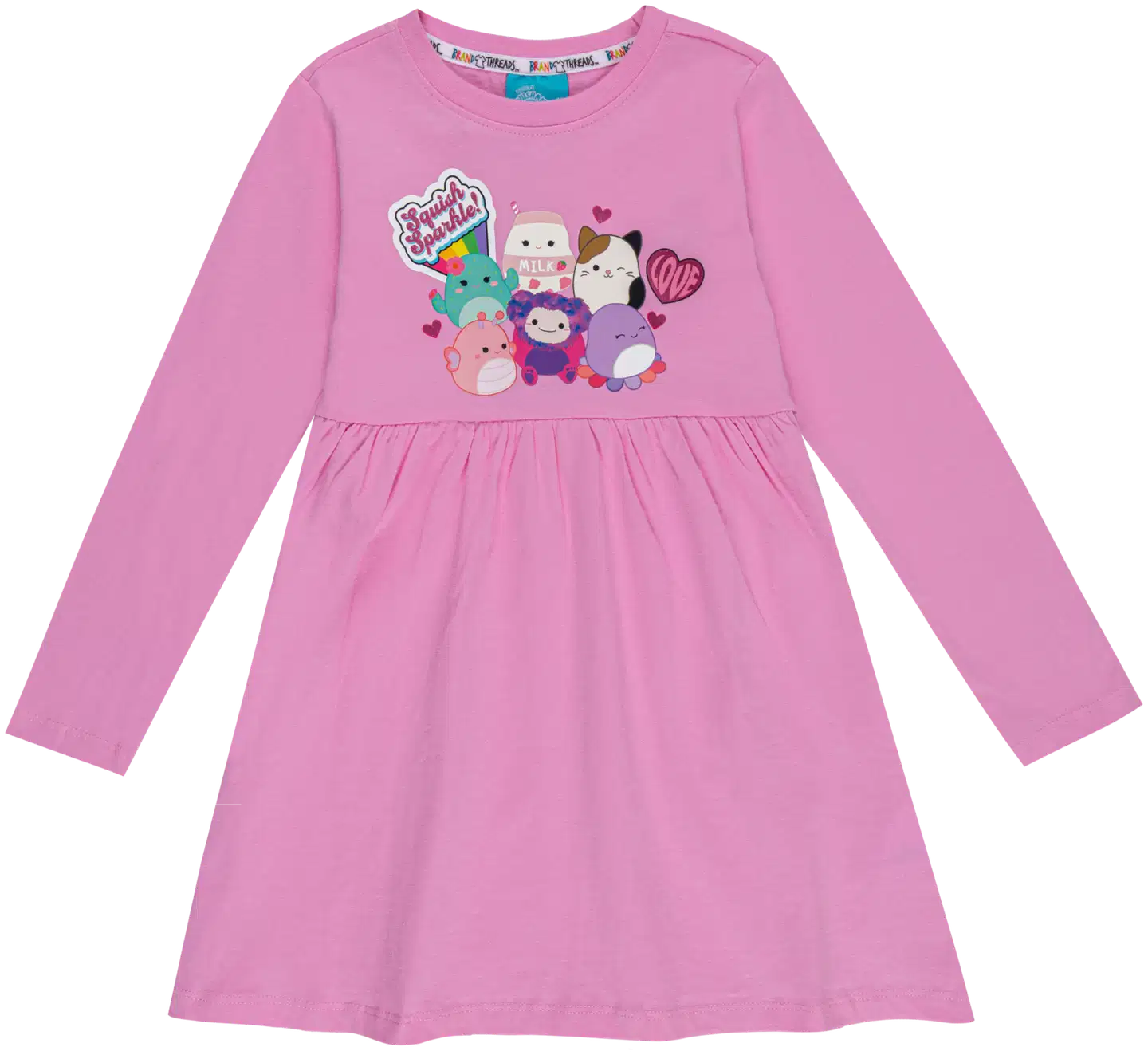 Squishmallows lasten mekko A9-0045 - pink - 1