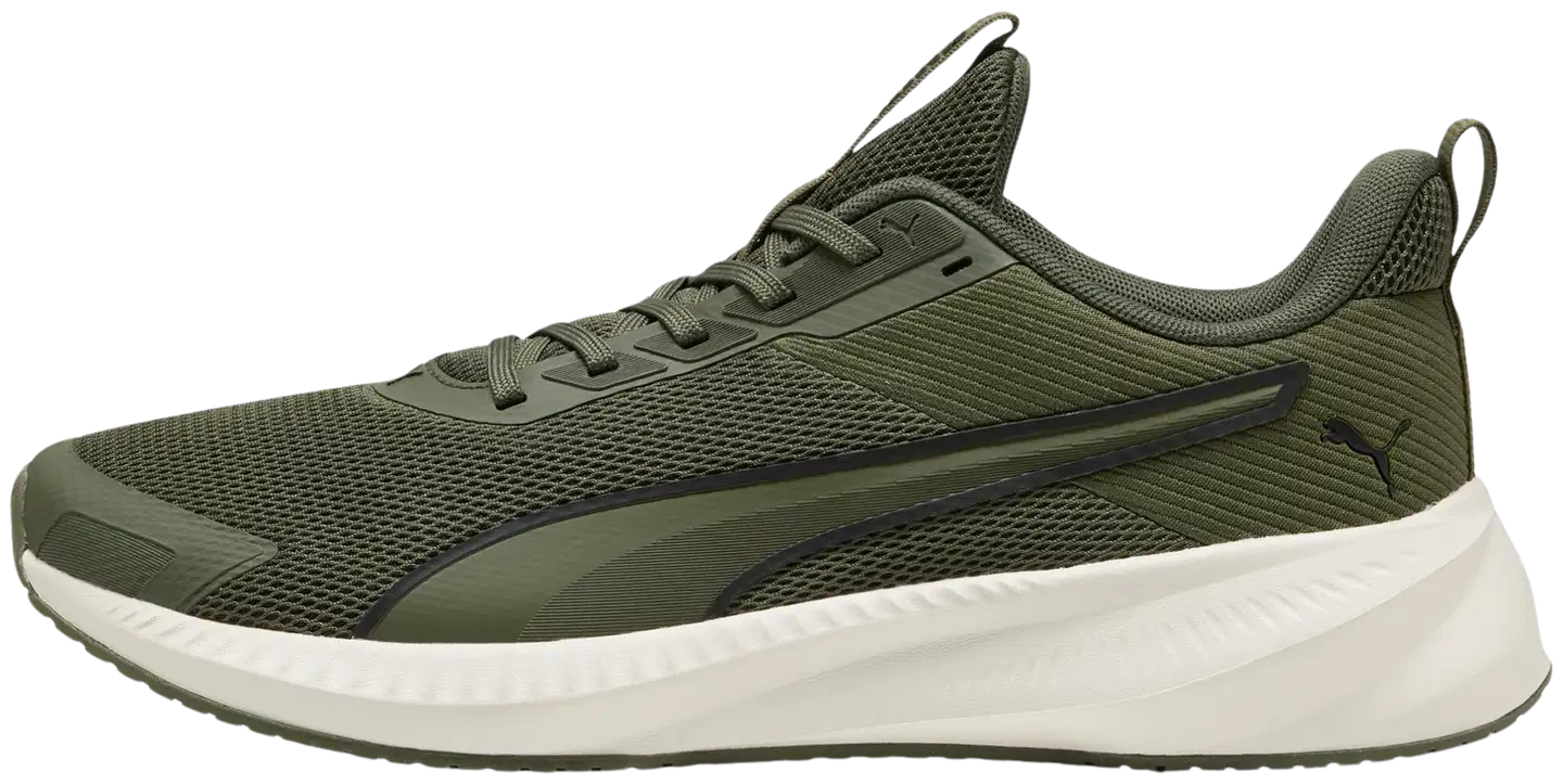 Puma miesten juoksujalkine Flyer Lite 4 - Moss Veil-Warm White-Black