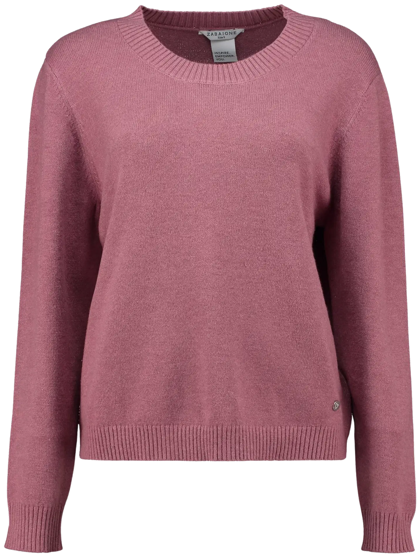 Zabaione naisten neule Am44ber - vintage rose melange - 1