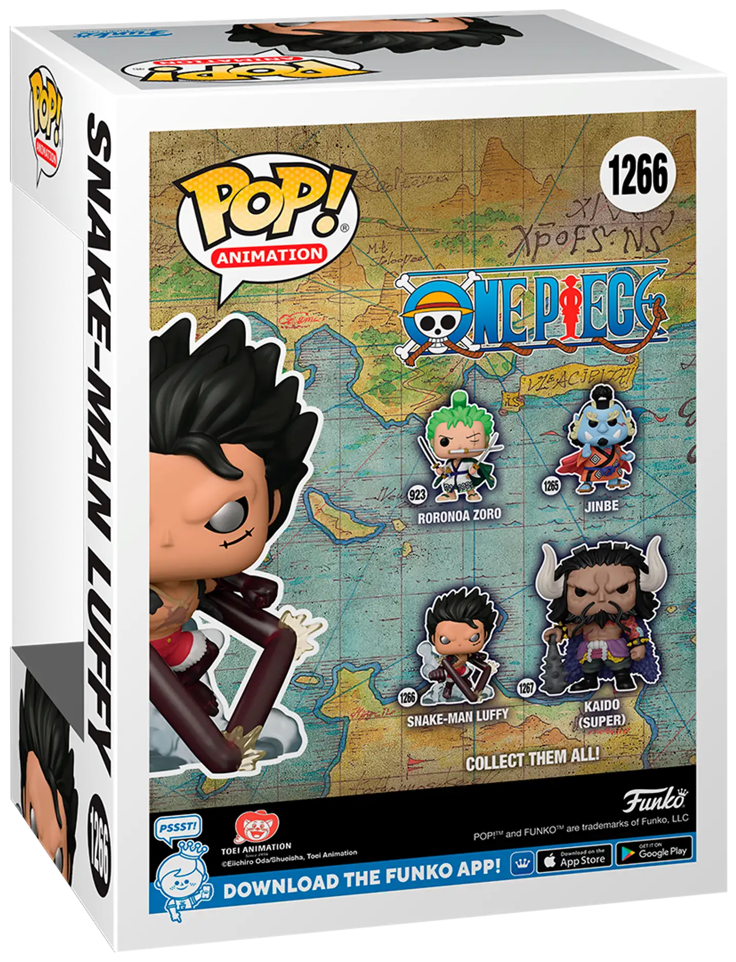 FUNKO POP! Vinyylihahmo: One Piece Snake - Man Luffy - 2