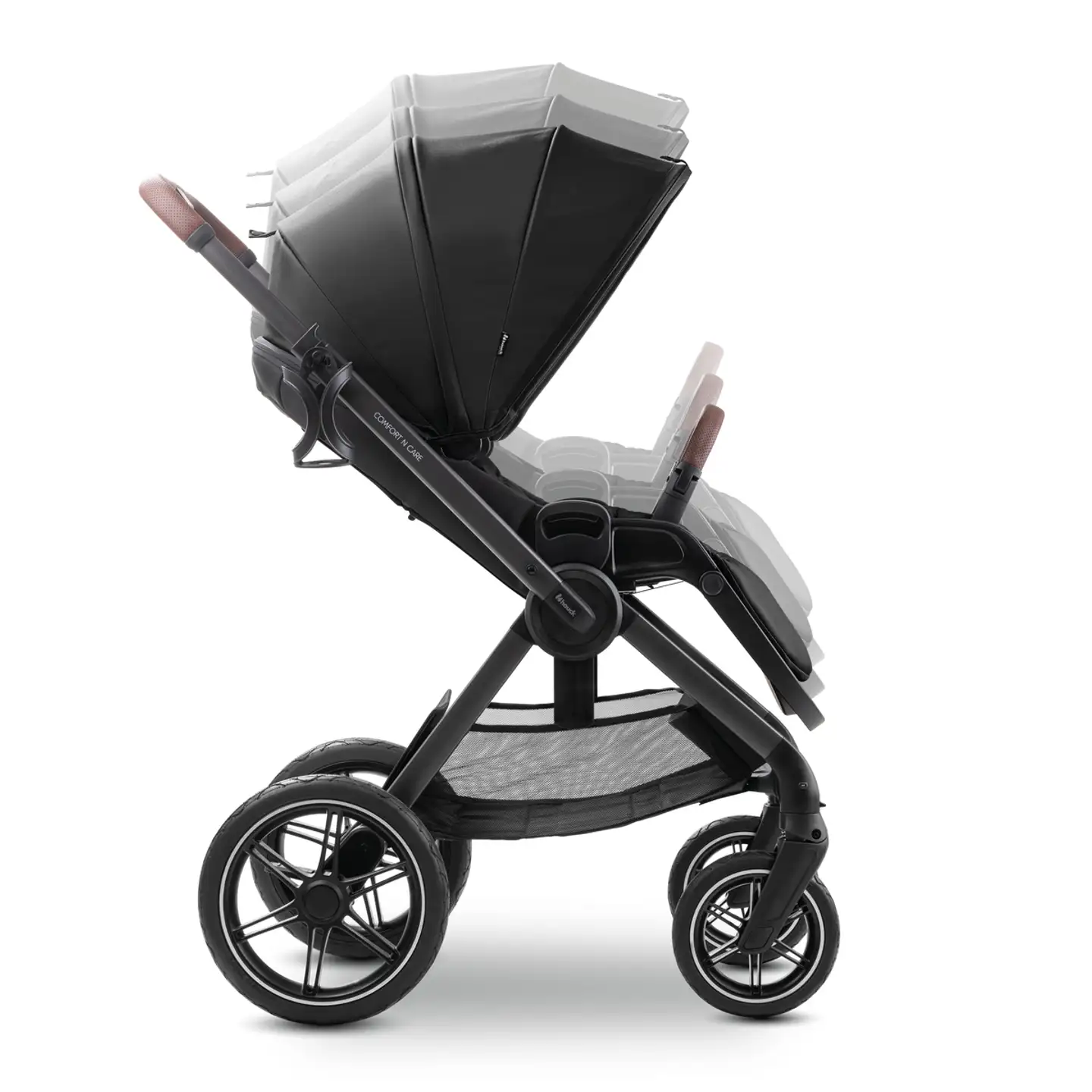 Hauck yhdistelmävaunut Comfort N Care Set 0-25 kg musta - 32