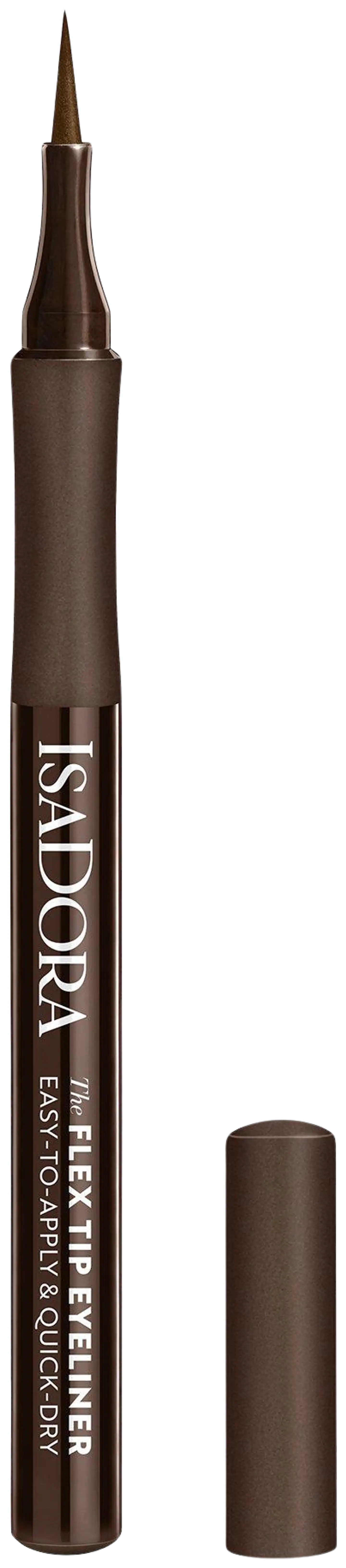 IsaDora Flex Tip Eyeliner silmänrajaustussi 83 Hot Chocolate 1 ml - 1