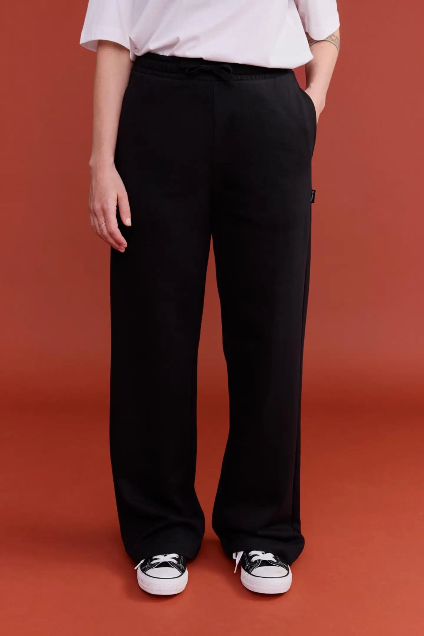 Finlayson naisten collegehousut - BLACK - 3