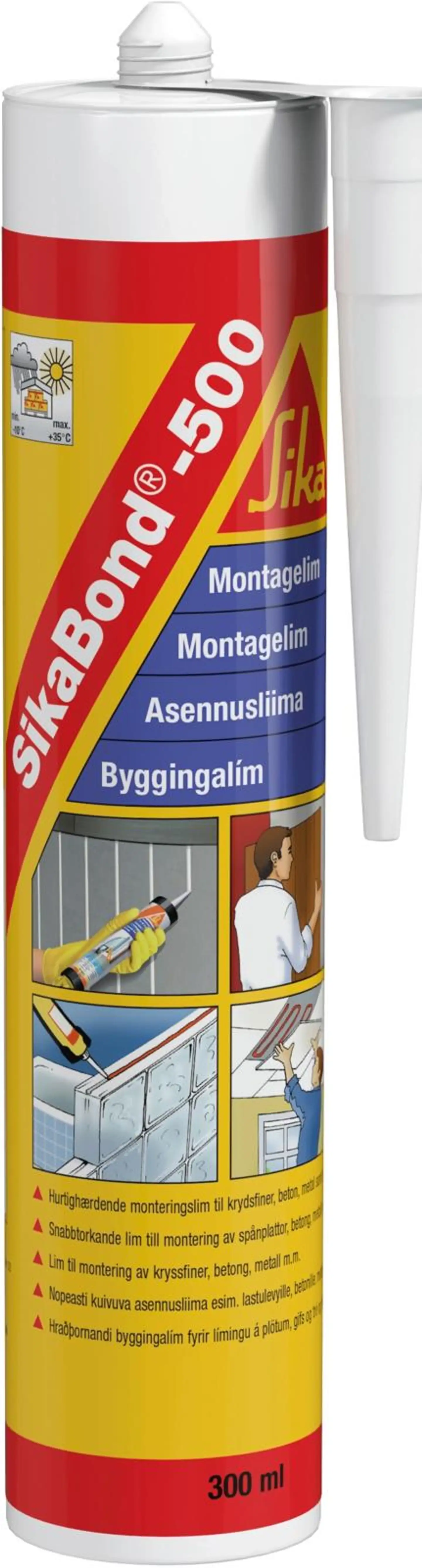 Sika asenusliima Sikabond 500 300 ml