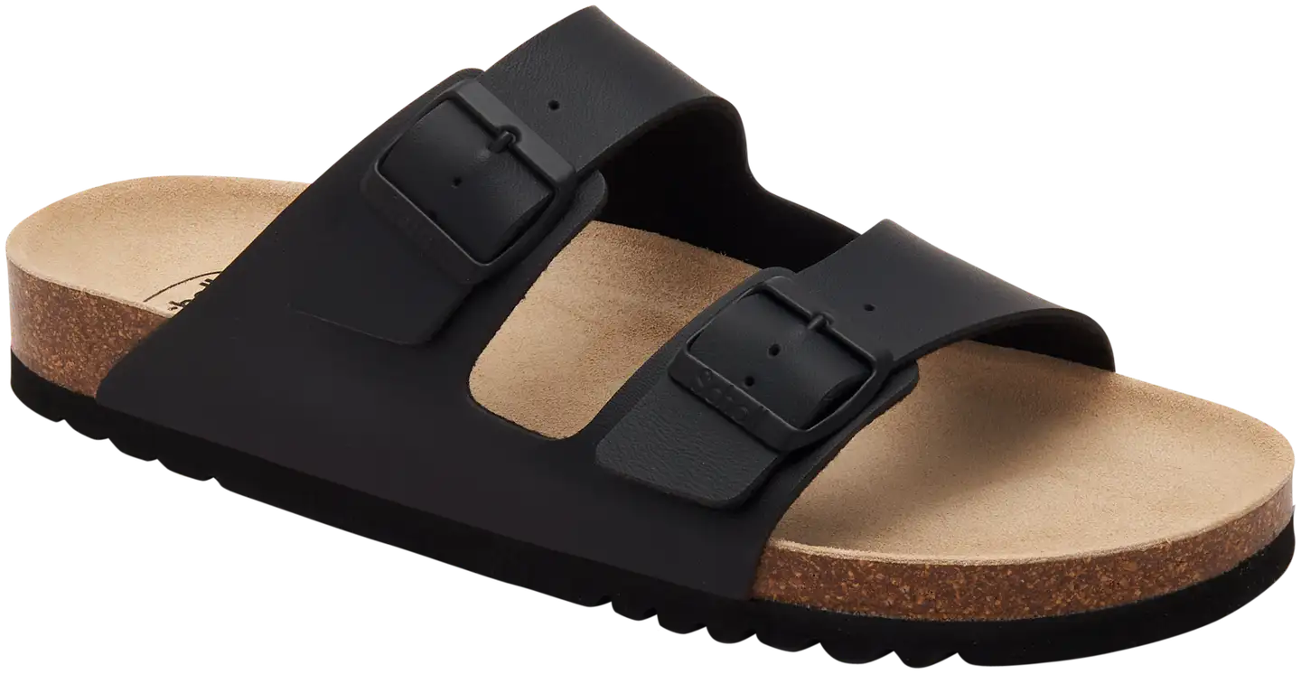 Scholl miesten terveyssandaali Andrea Black - BLACK