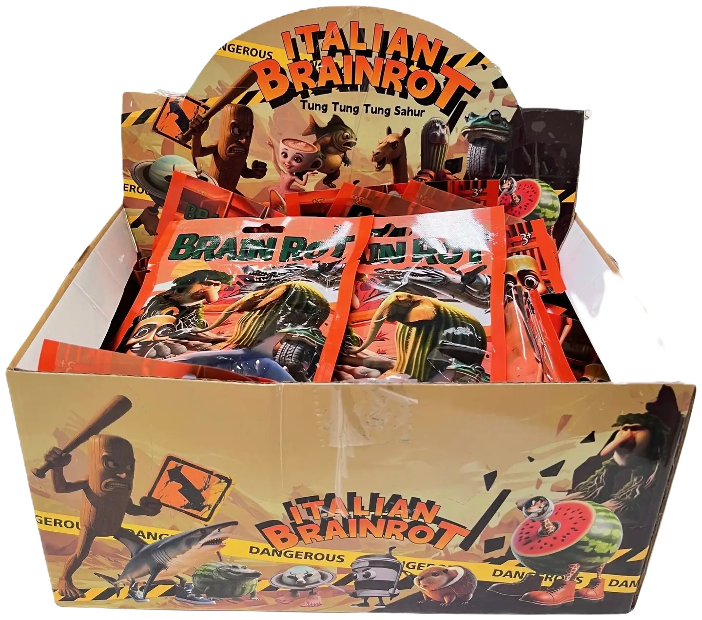 Italian Brainrot blind bag - hahmo ja 3 korttia