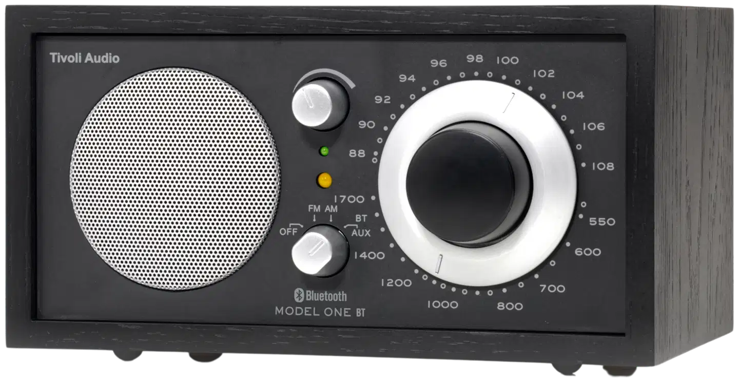 Tivoli Audio Bluetooth-pöytäradio Model One BT musta/musta-hopea - 2