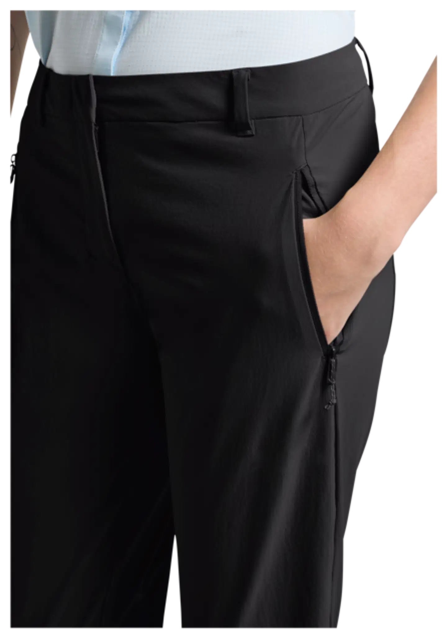 Jack Wolfskin naisten housut Hikeout - BLACK - 6