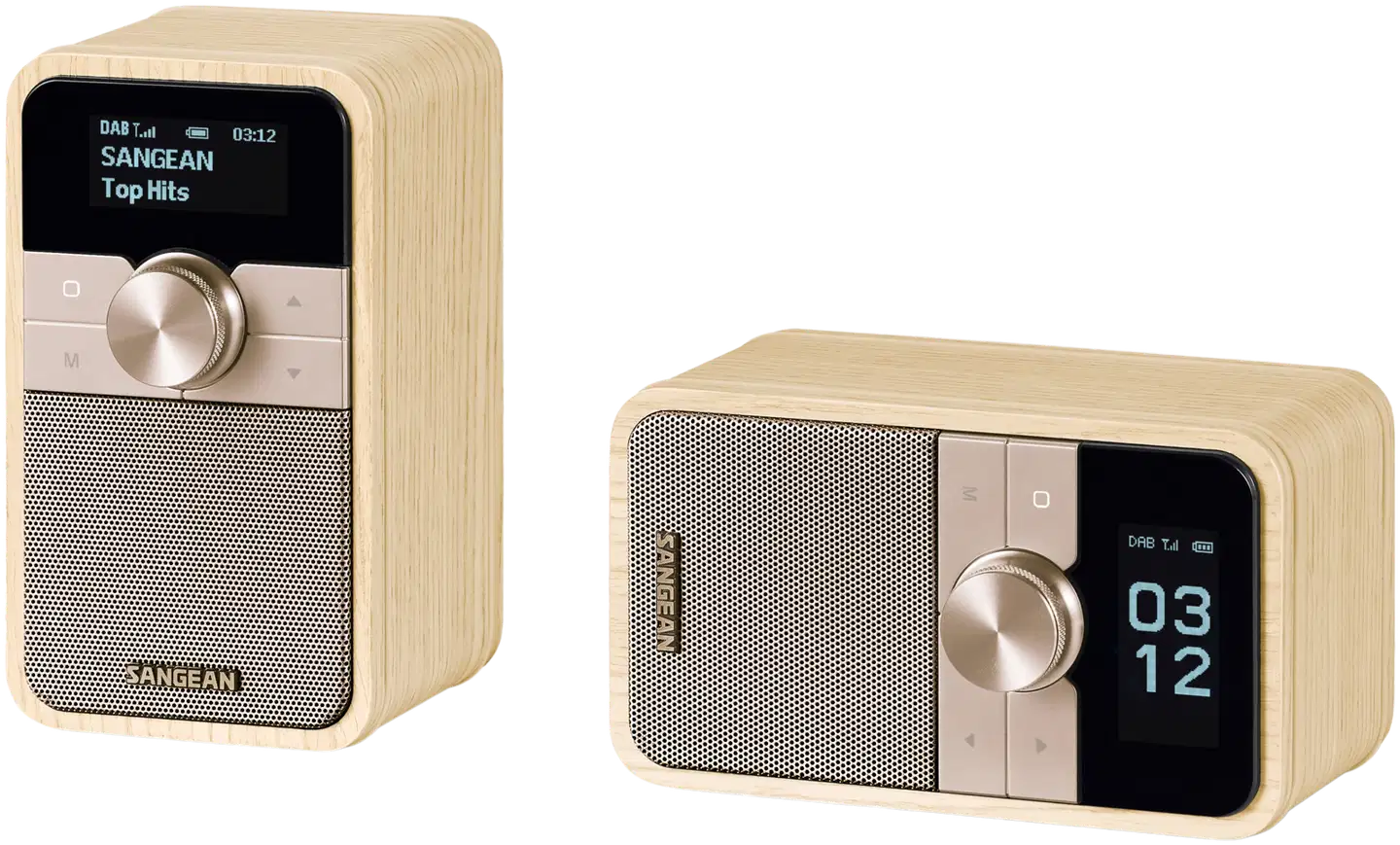 Sangean radio Bluetooth yhteydellä DDR-8, valkoinen tammi - 3