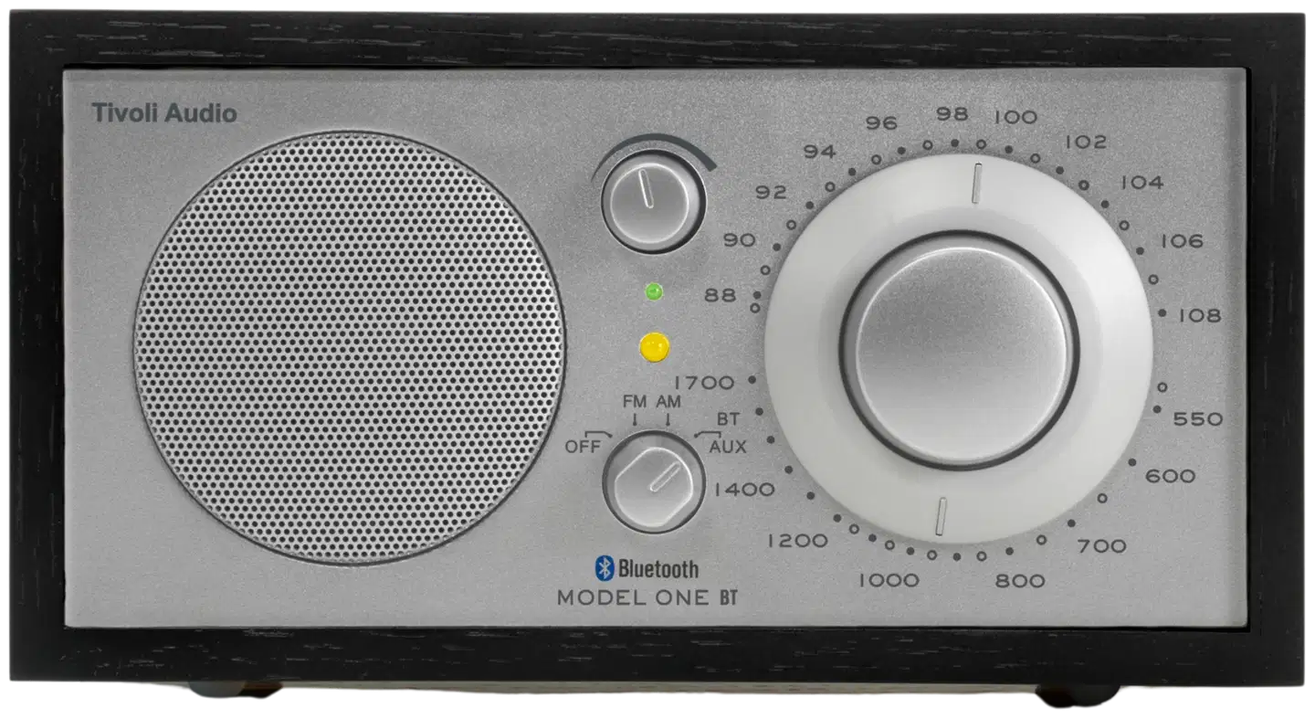 Tivoli Audio Bluetooth-pöytäradio Model One BT musta/hopea - 1