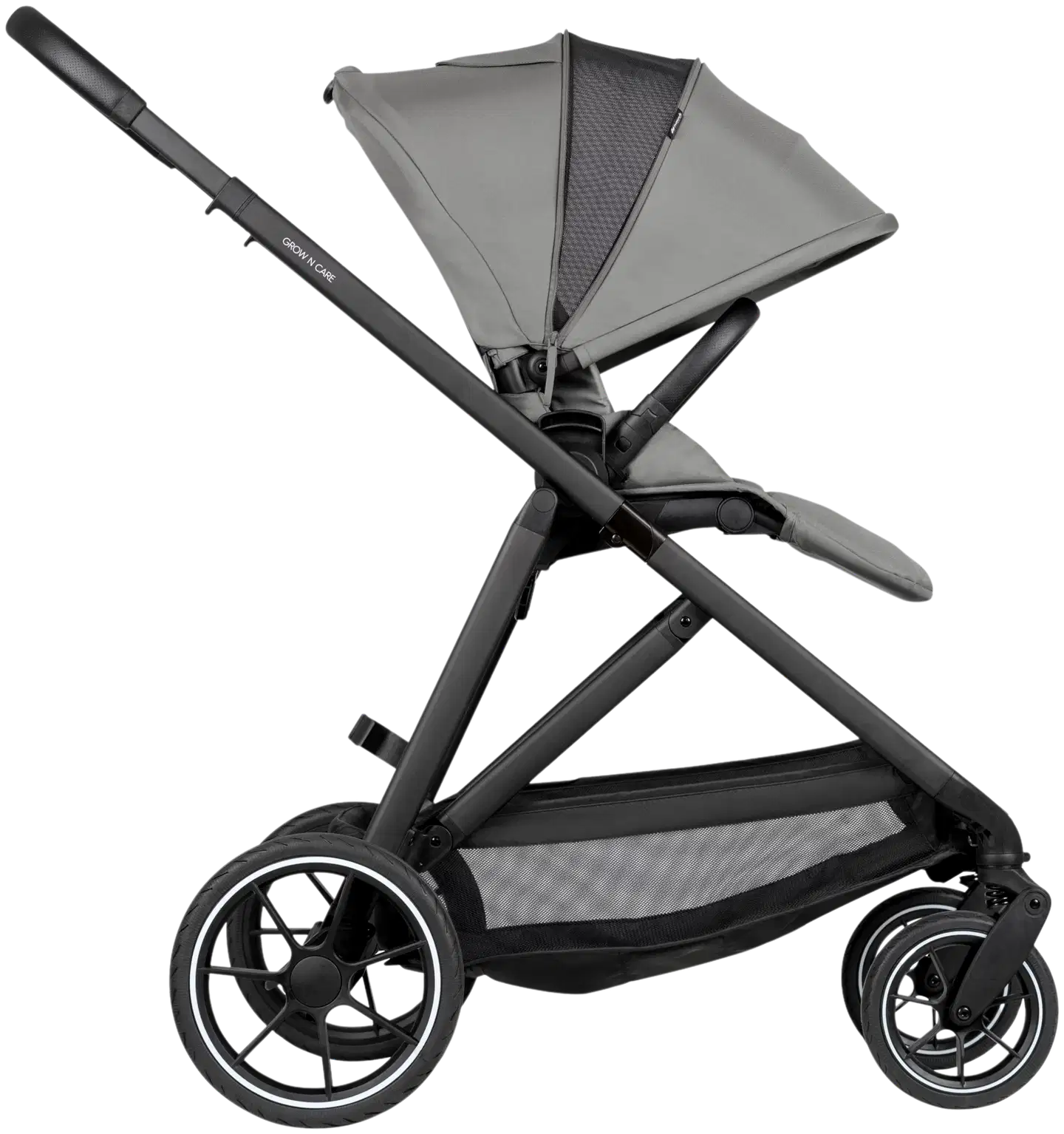 Hauck rattaat Grow N Care Twin set tummanharmaa - 5