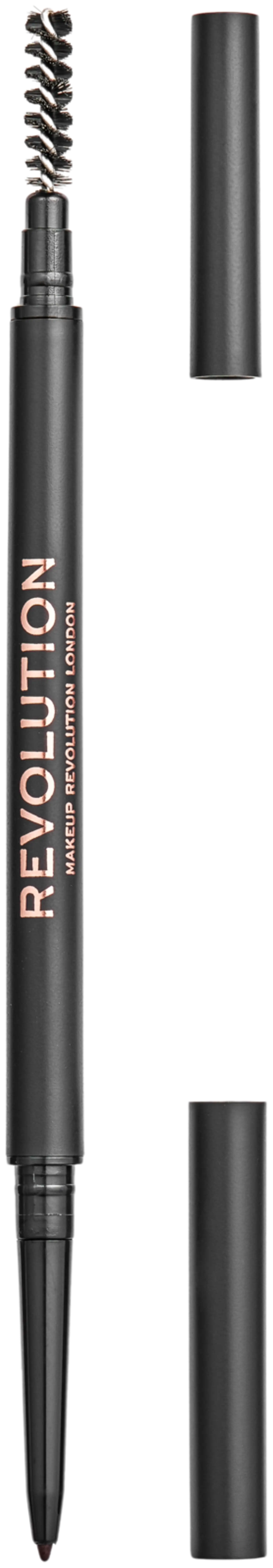 Revolution precise brow kulmakynä 5g tumman ruskea - Dark brown - 1