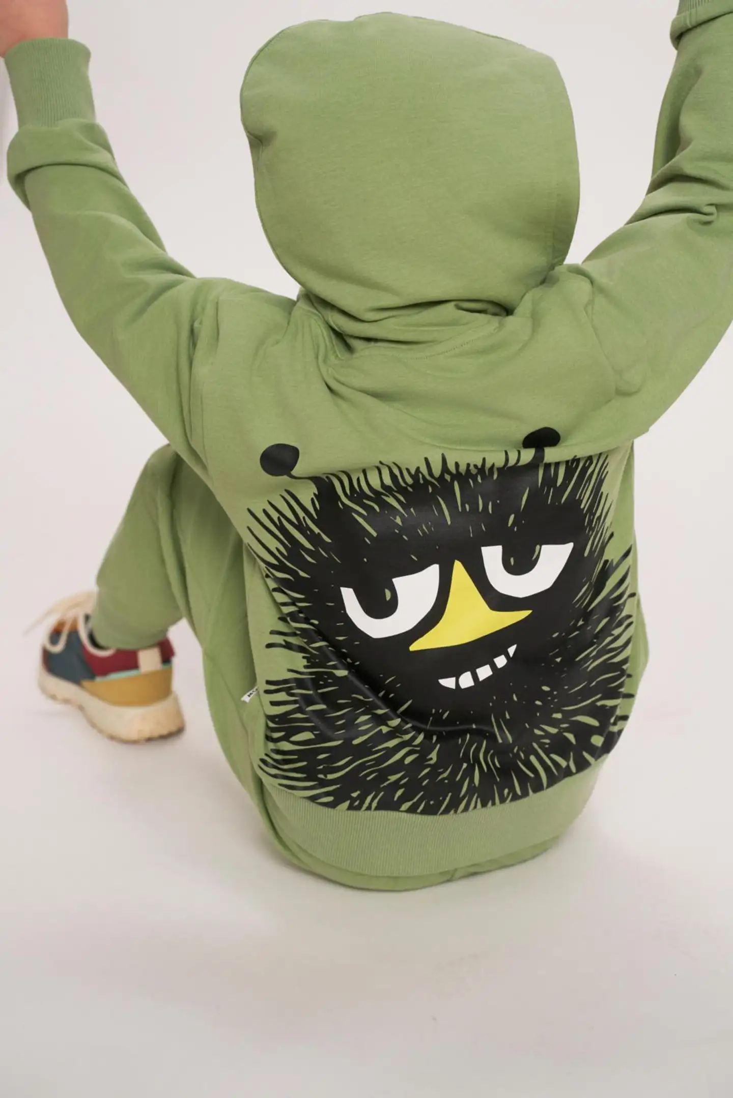 Muumi lasten huppari Hei Haisuli 591356 - VIHREÄ - 3