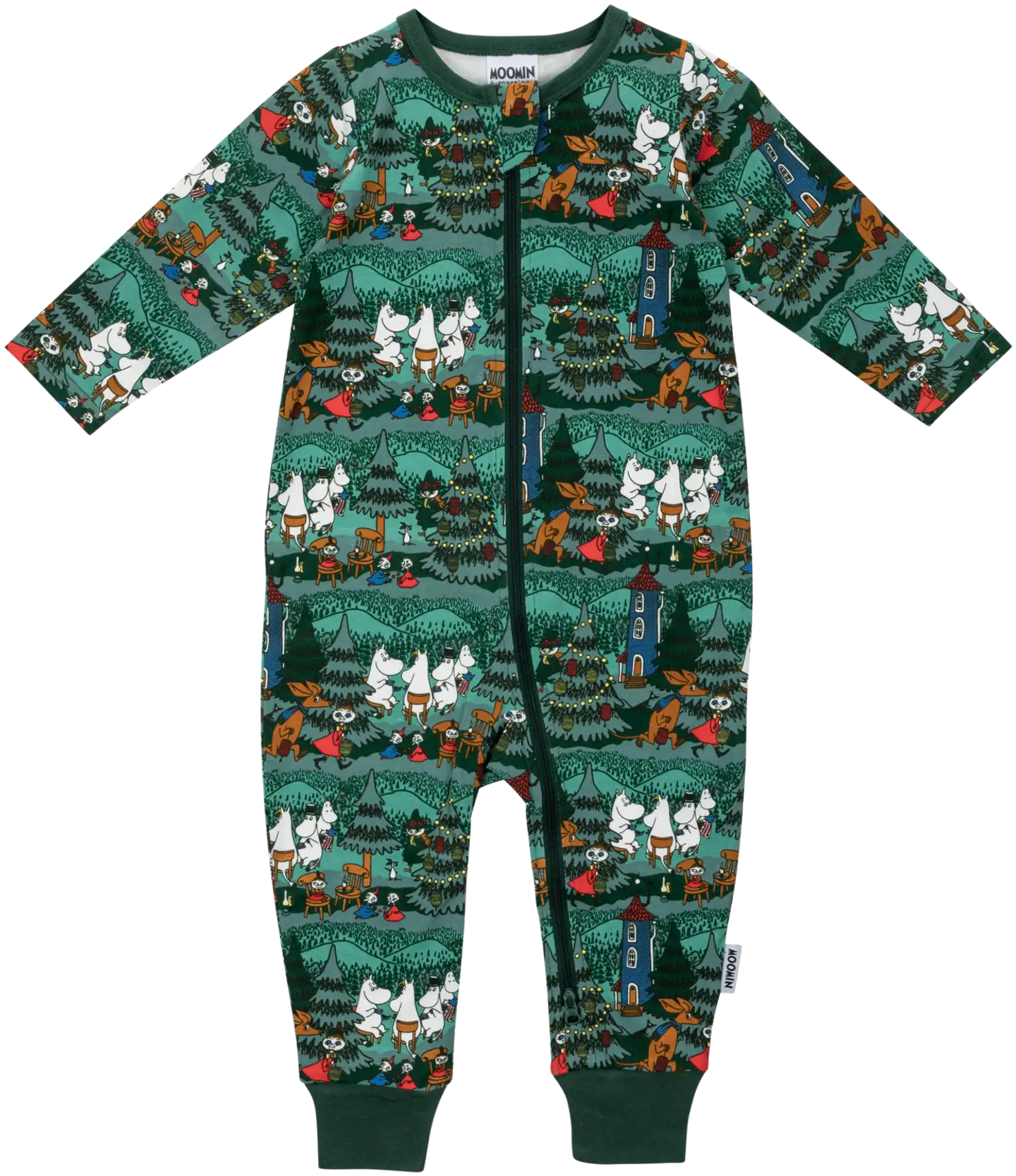 Moomin by Martinex vauvojen pyjama Pihajuhla 590100 - VIHREÄ - 1